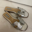 Шлепанцы • Steve Madden • Серебряный
