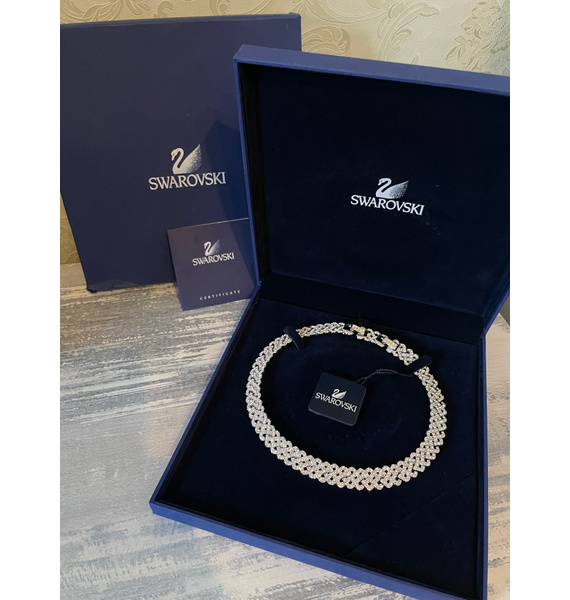 Колье • Swarovski • Серебряный