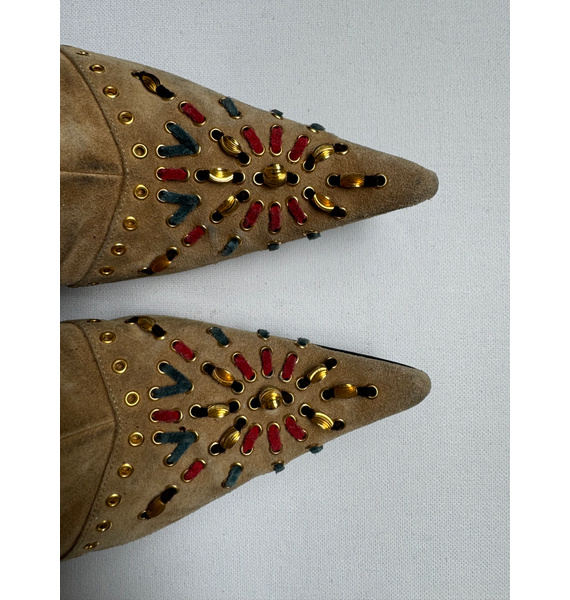 Ботильоны • Casadei • Бежевый