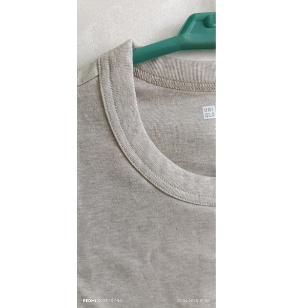 Футболка • UNIQLO • Бежевый