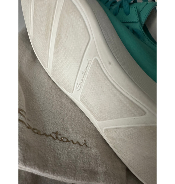 Кеды • Santoni • Бирюзовый