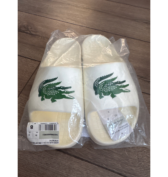 Шлепанцы • Lacoste • Белый