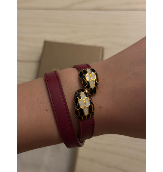 Браслет • Bvlgari • Бордовый