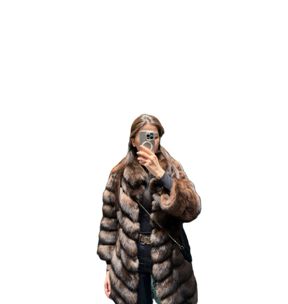 Шуба • Nina Ricci • Коричневый