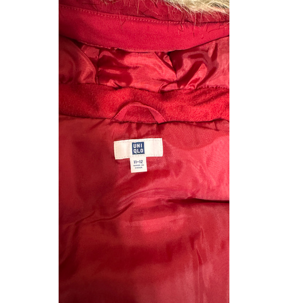Парка • UNIQLO • Бордовый
