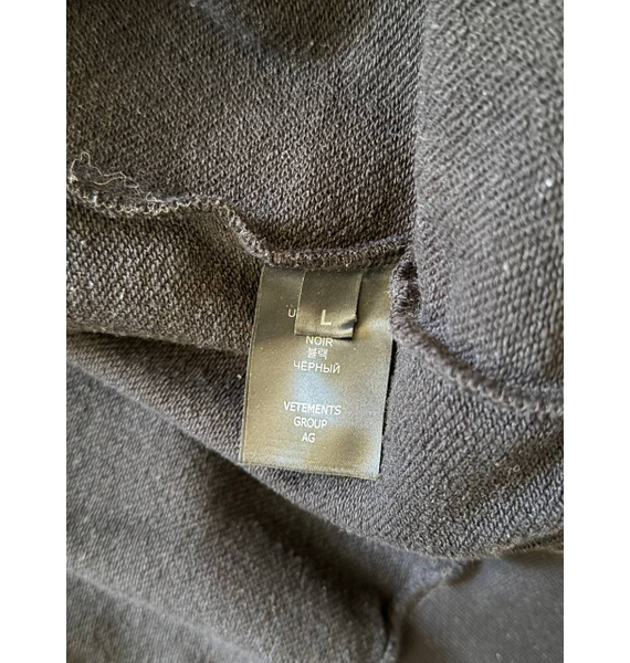 Худи • VETEMENTS • Черный