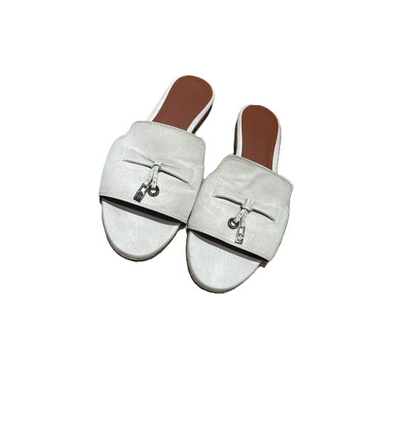 Шлепанцы • Loro Piana • Белый