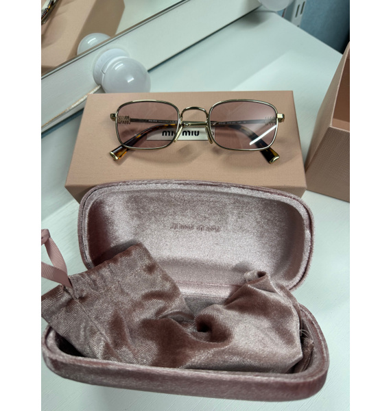 Очки • Miu Miu Eyewear • Розовый