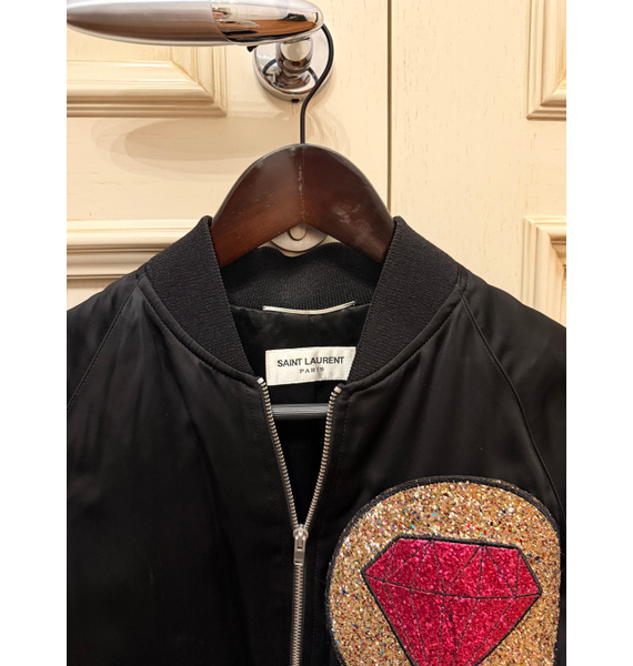 Бомбер • Saint Laurent • Черный