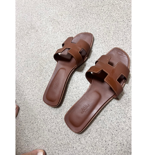 Сандалии • Hermès • Коричневый