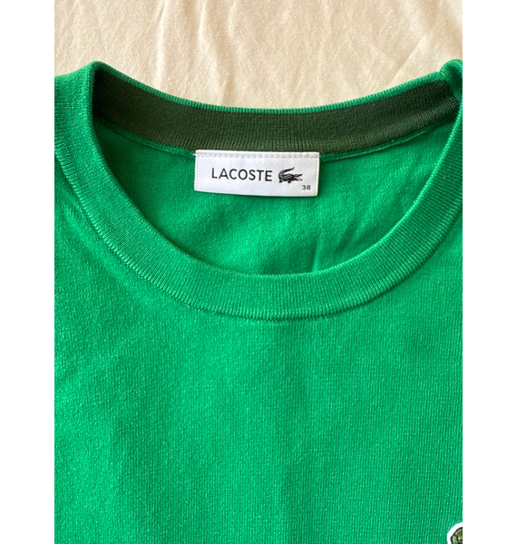 Лонгслив • Lacoste • Зеленый