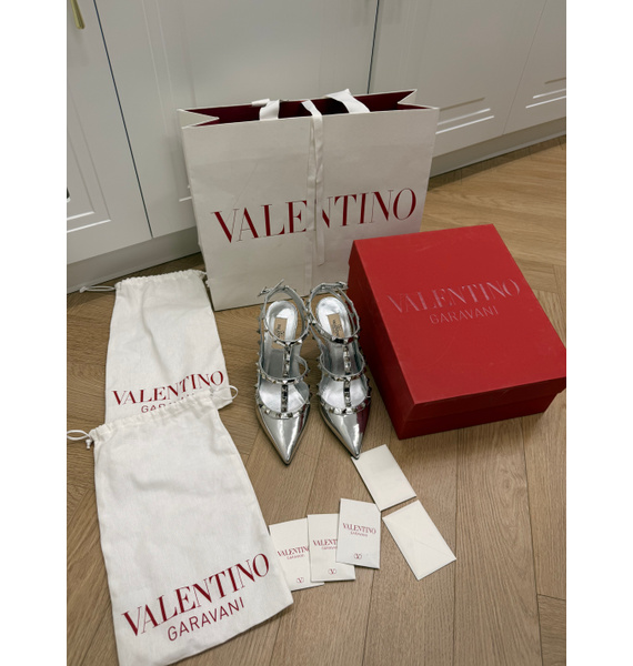 Туфли • Valentino Garavani • Серебряный