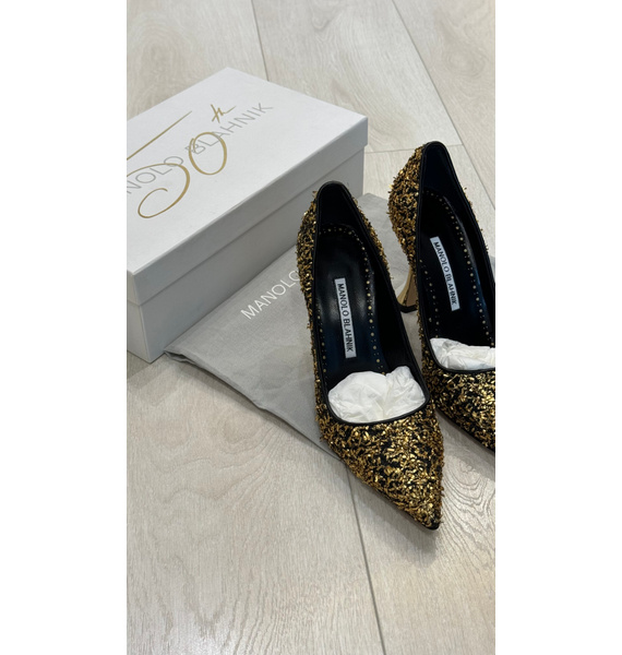 Туфли • Manolo Blahnik • Золотой