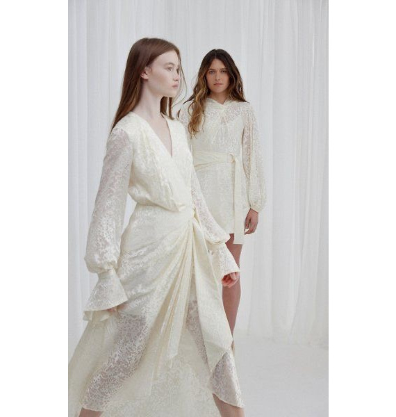 Платье • Acler • Бежевый