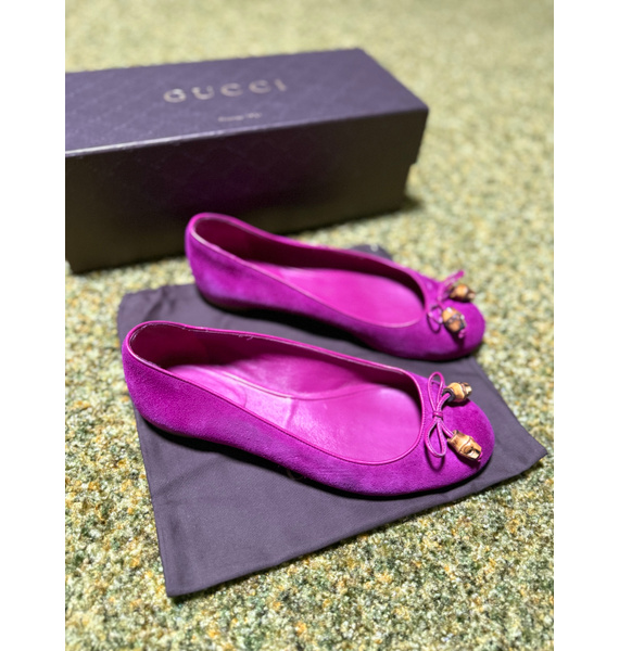 Балетки • Gucci • Фуксия