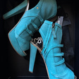 Ботильоны • Just Cavalli • Бирюзовый
