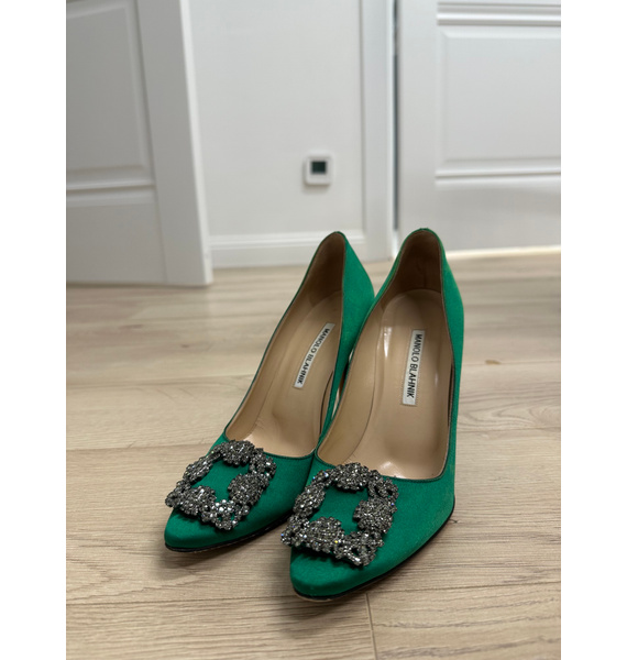 Туфли • Manolo Blahnik • Зеленый