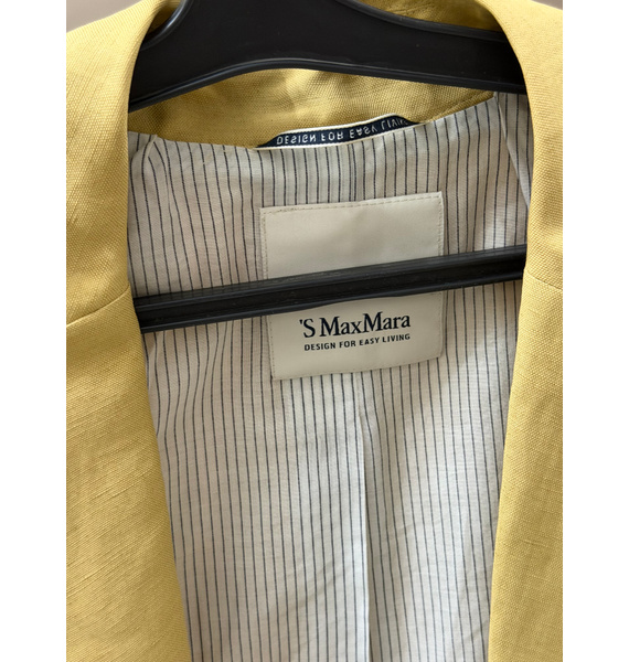 Пиджак • 'S Max Mara • Горчичный