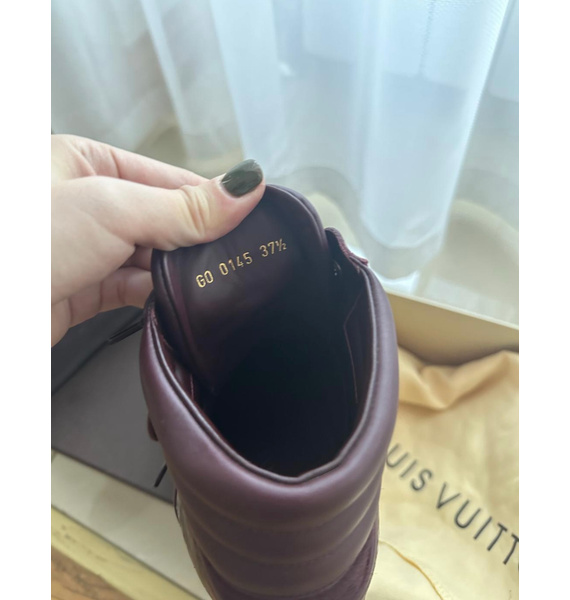 Кроссовки • Louis Vuitton • Бордовый