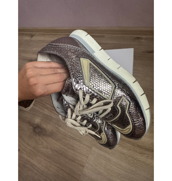 Кроссовки • Santoni • Серебряный
