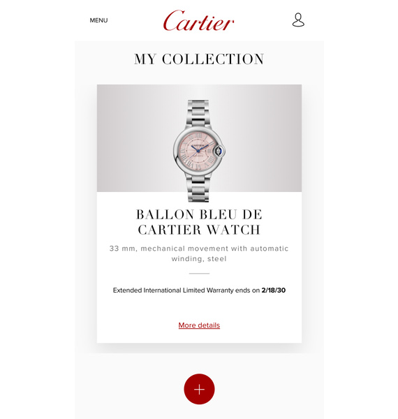 Часы • Cartier • Серебряный