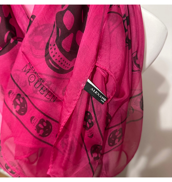 Шаль • Alexander McQueen • Розовый