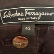 Брюки • Salvatore Ferragamo • Бордовый