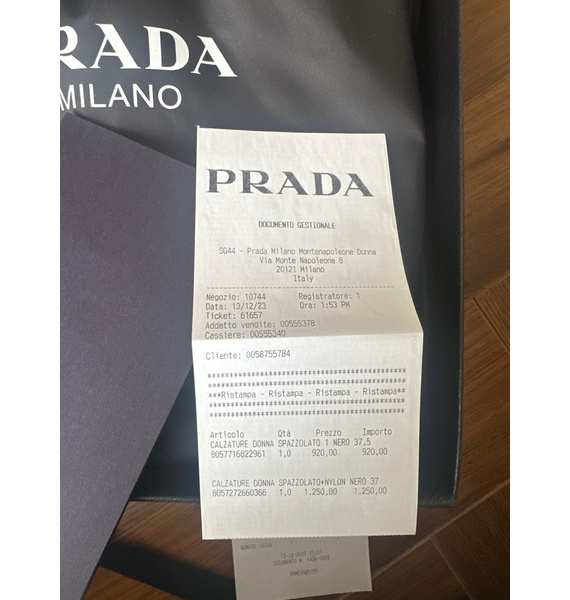 Ботинки • Prada • Черный