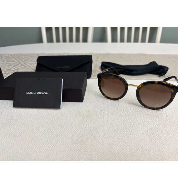 Солнцезащитные очки • Dolce & Gabbana Eyewear • Коричневый