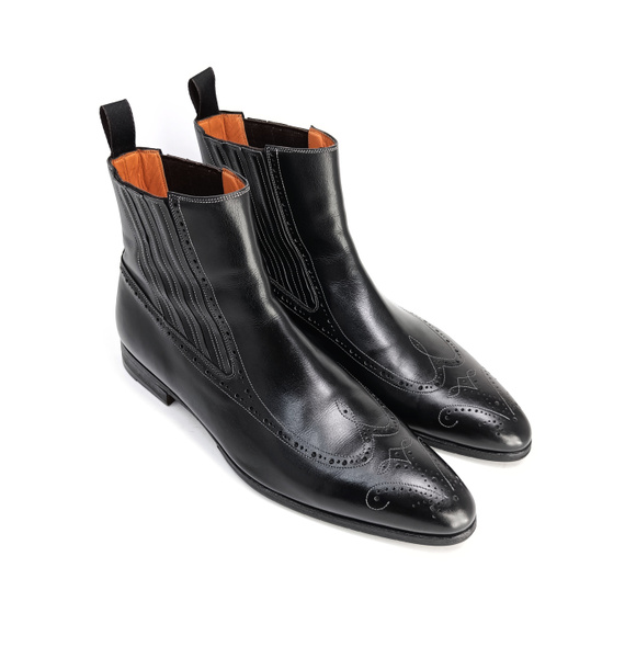 Полусапоги • Santoni • Черный