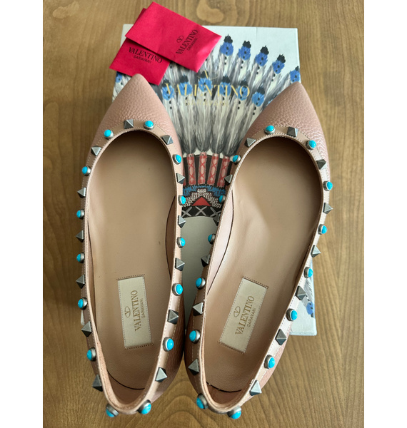 Балетки • Valentino • Бежевый
