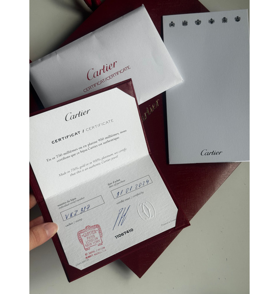 Серьги • Cartier • Золотой