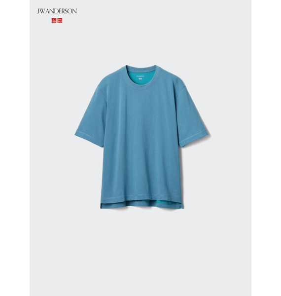 Футболка • UNIQLO x JW Anderson • Голубой
