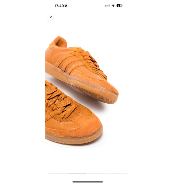 Кеды • adidas • Оранжевый