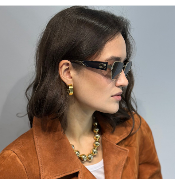 Очки • Miu Miu Eyewear • Золотой