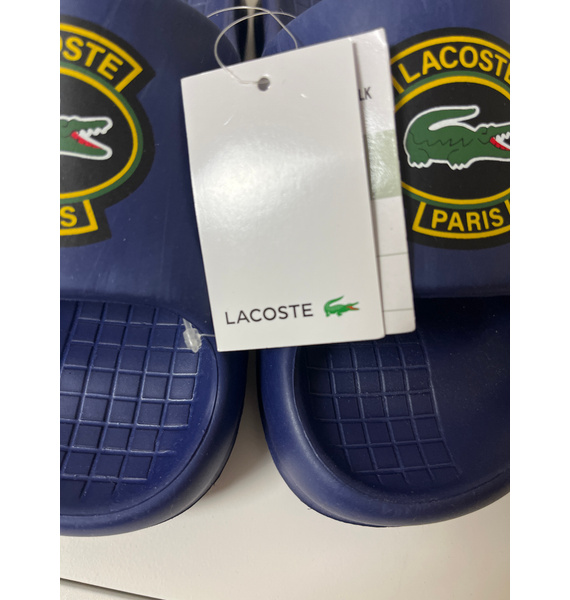 Шлепанцы • Lacoste • Синий