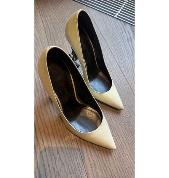 Туфли • Saint Laurent • Молочный