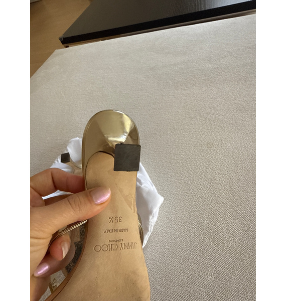 Мюли • Jimmy Choo • Золотой