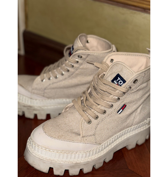 Ботинки • Tommy Jeans • Бежевый