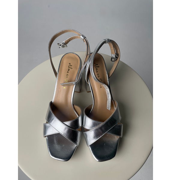 Босоножки • Alma En Pena • Серебряный