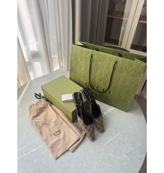 Мюли • Gucci • Коричневый