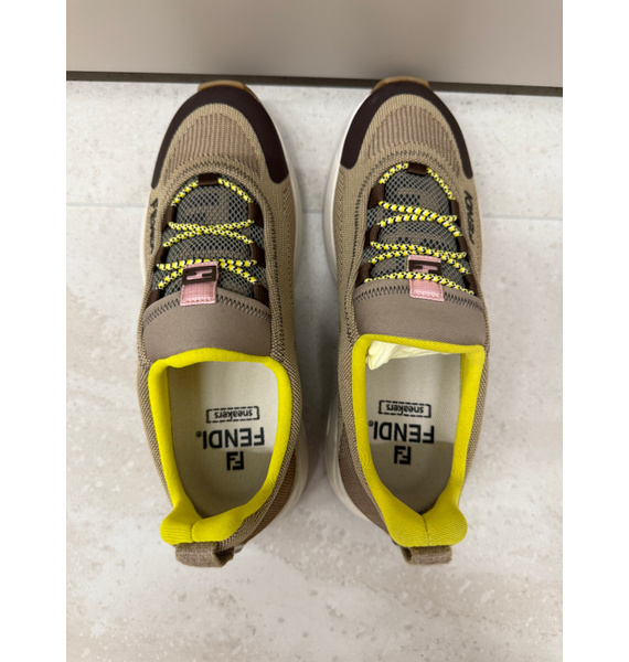 Кроссовки • Fendi • Коричневый