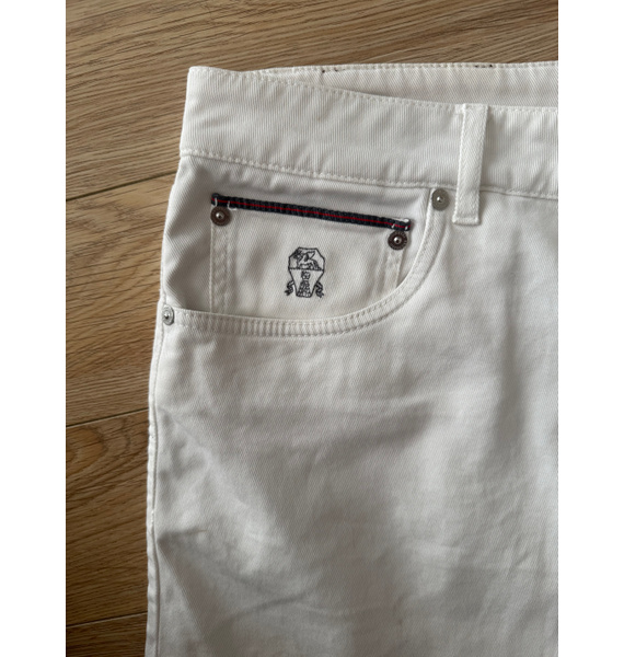 Джинсы • Brunello Cucinelli • Белый