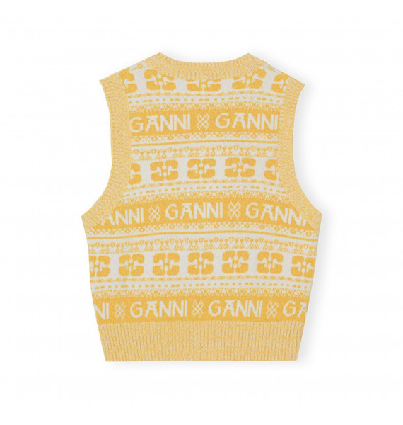 Жилет • GANNI • Желтый
