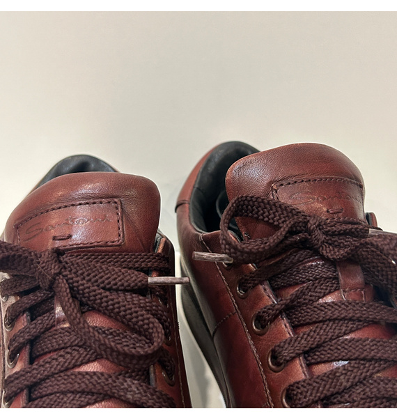 Кеды • Santoni • Бордовый