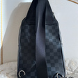 Барсетка • Louis Vuitton • Тёмно-серый