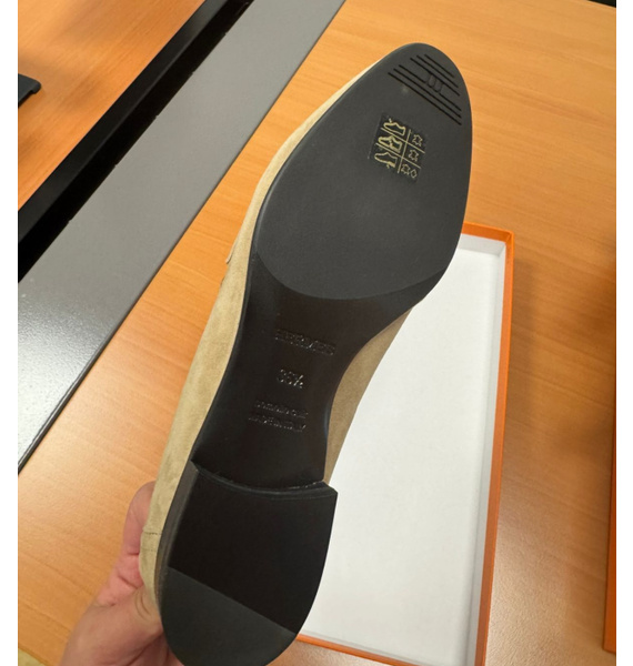 Лоферы • Hermès • Бежевый