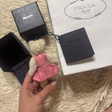 Брелок • Prada • Розовый