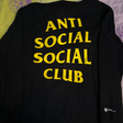 Толстовка • Anti Social Social Club • Черный