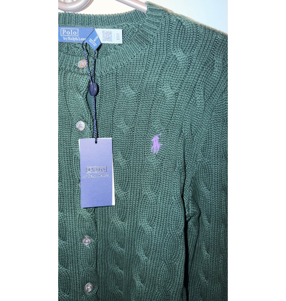 Кардиган • Polo Ralph Lauren • Зеленый